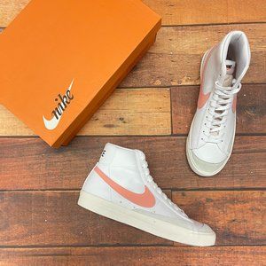 Nike Women's Blazer Mid '77 White/Pink Sneakers